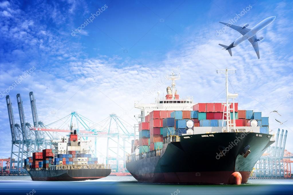 depositphotos 115779010 stock photo container cargo ship and cargo
