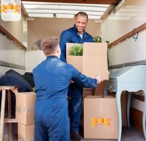 removal company workers unloading furniture and boxes from truck into new home on moving day 1 1024x683 2 1 e1639649959487